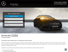 Tablet Screenshot of pre-owned.mb3point.com.au